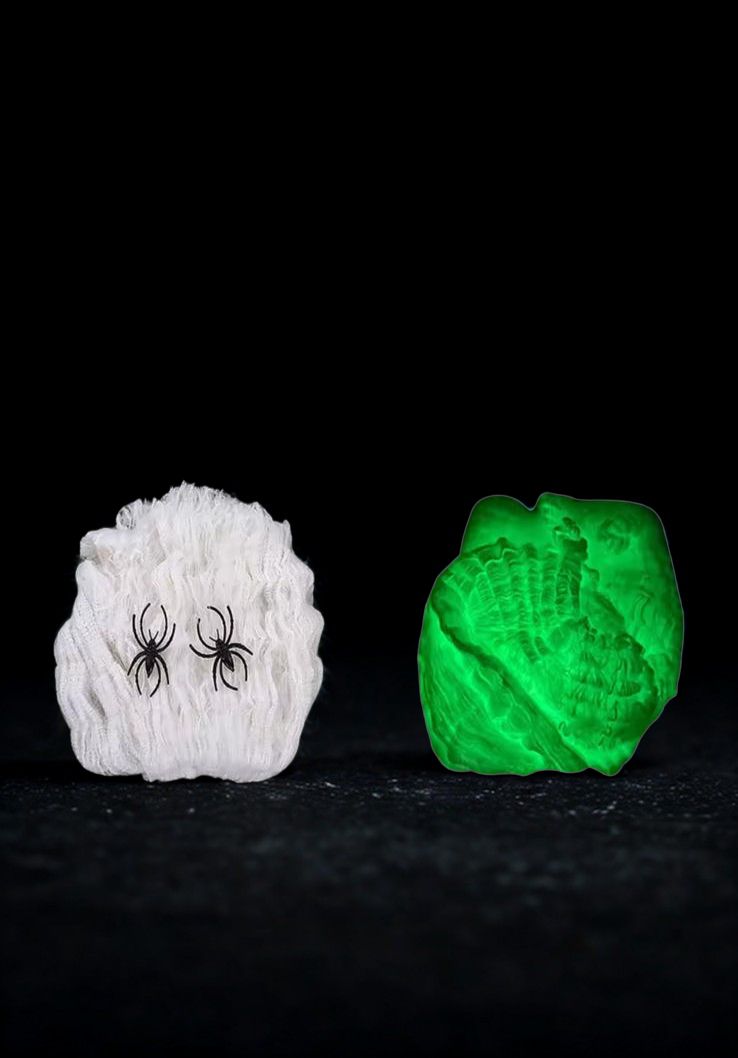 Fluorescent Glow Spider Webs