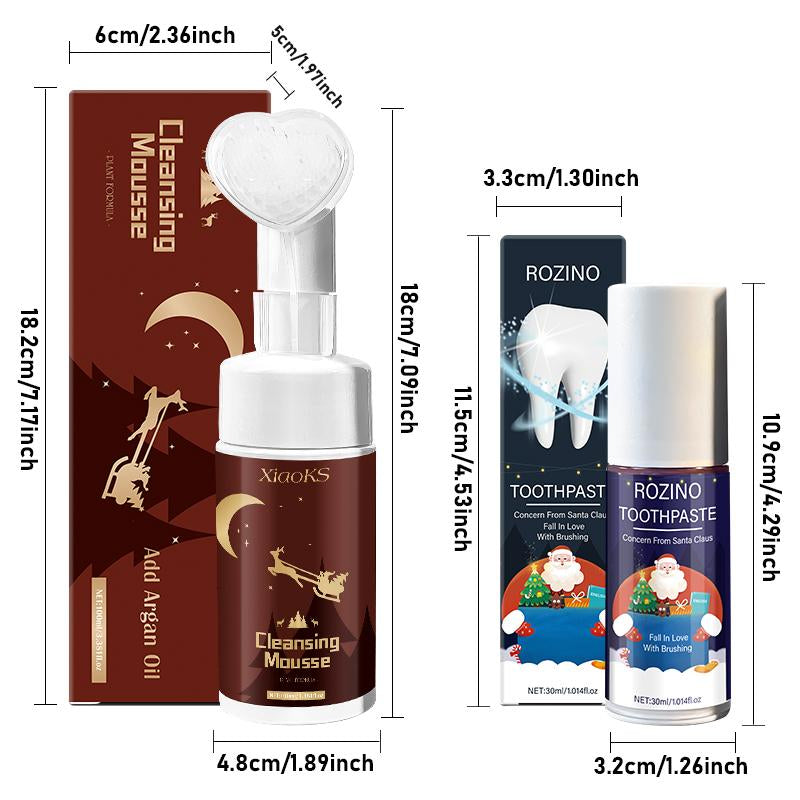 Christmas Skin Care Gift Box Set Hand Cream and Lipstick Travel Christmas Stuffing Christmas Bulk Gift Washing Set and Face Care