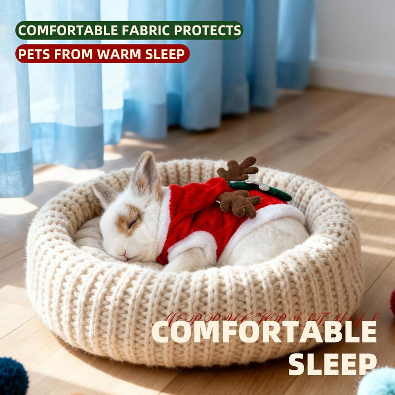 Adorable Christmas Outfit Fits Bunny 