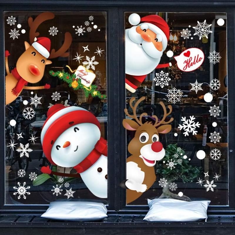 Christmas Decoratives Window Stickers