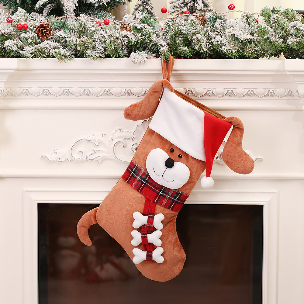 Festive Cartoon Christmas Stockings