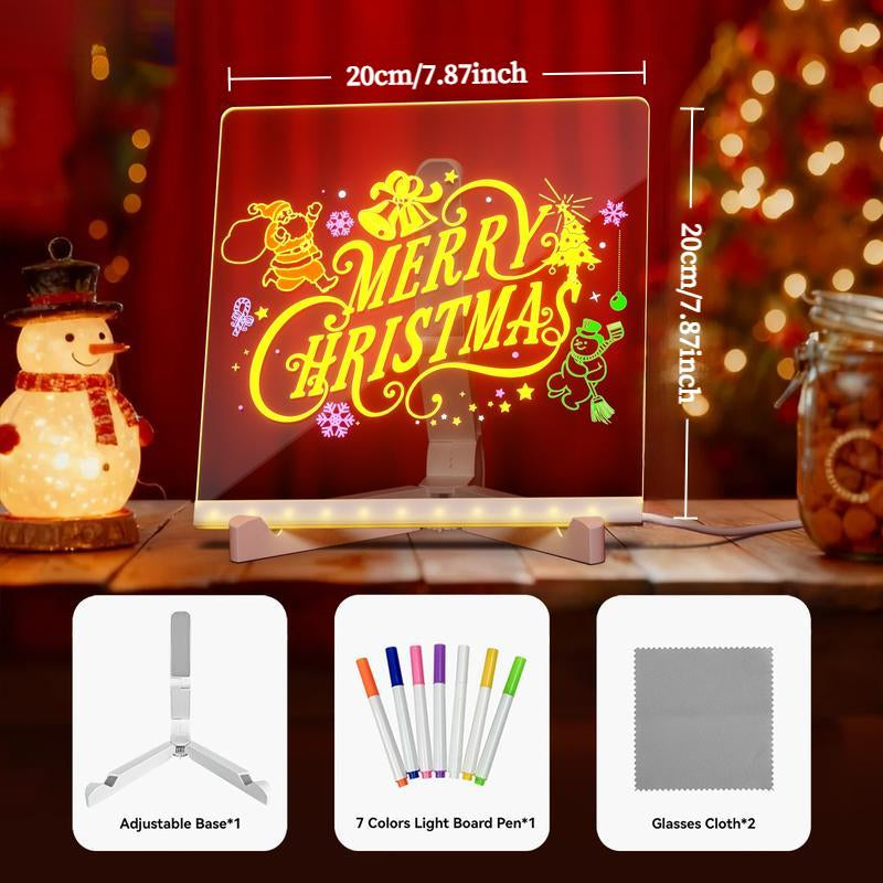 Acrylic Dry Erase Light-Up Board 