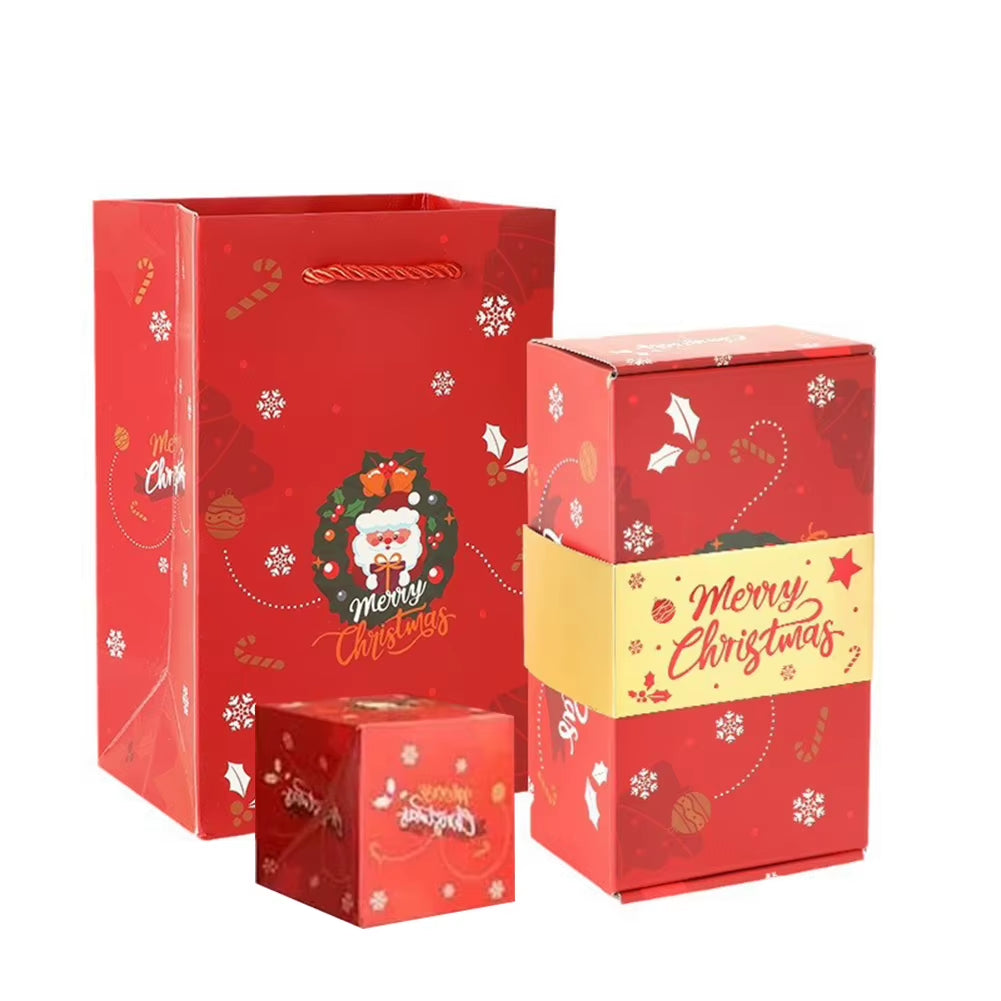 Christmas Gift Box Diy Folding Paper Box Money Pop up Birthday Surprise Bounce Box Explosions Red Envelope Surprise Gift Box