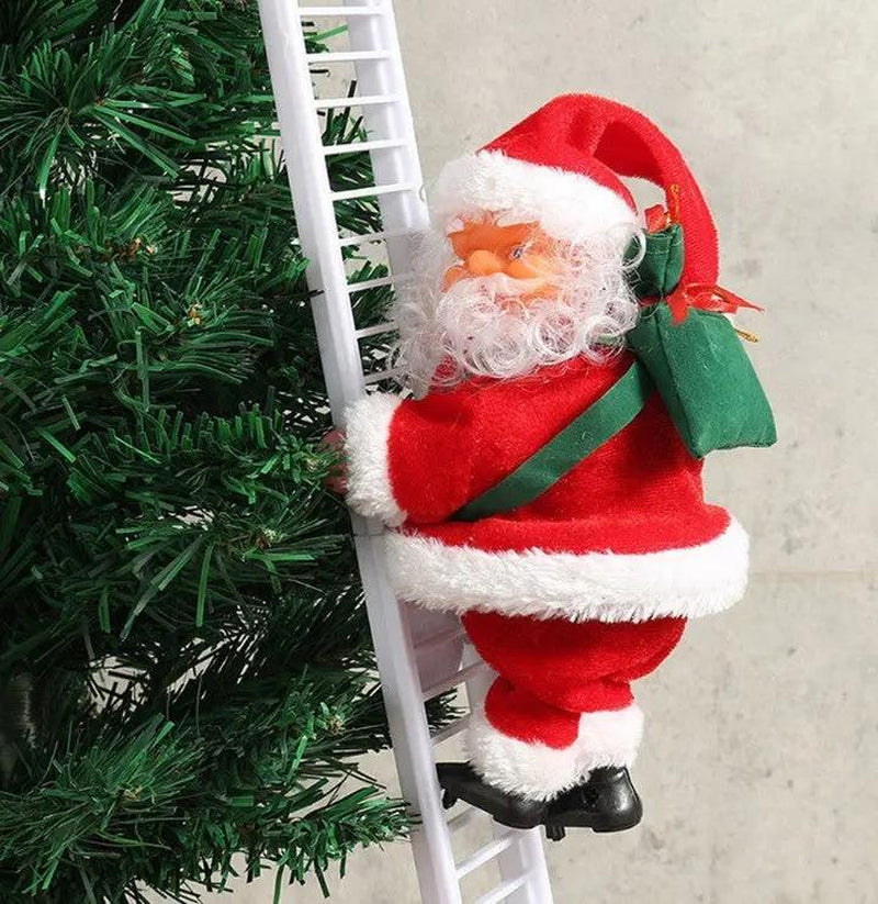Animated Motorized Climbing Santa & Rope Ladder