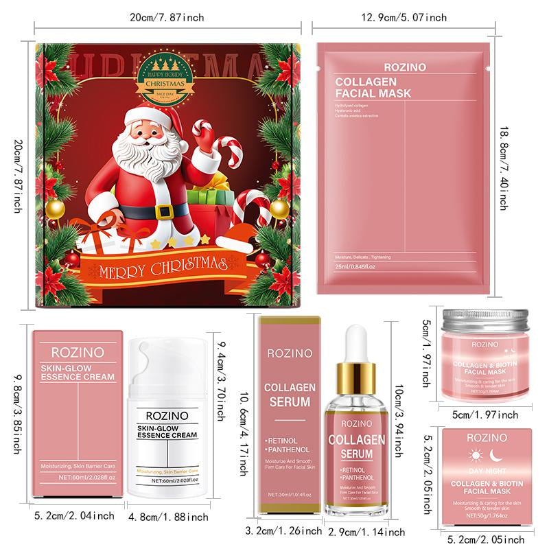 Christmas Skin Care Gift Box Set Hand Cream and Lipstick Travel Christmas Stuffing Christmas Bulk Gift Washing Set and Face Care