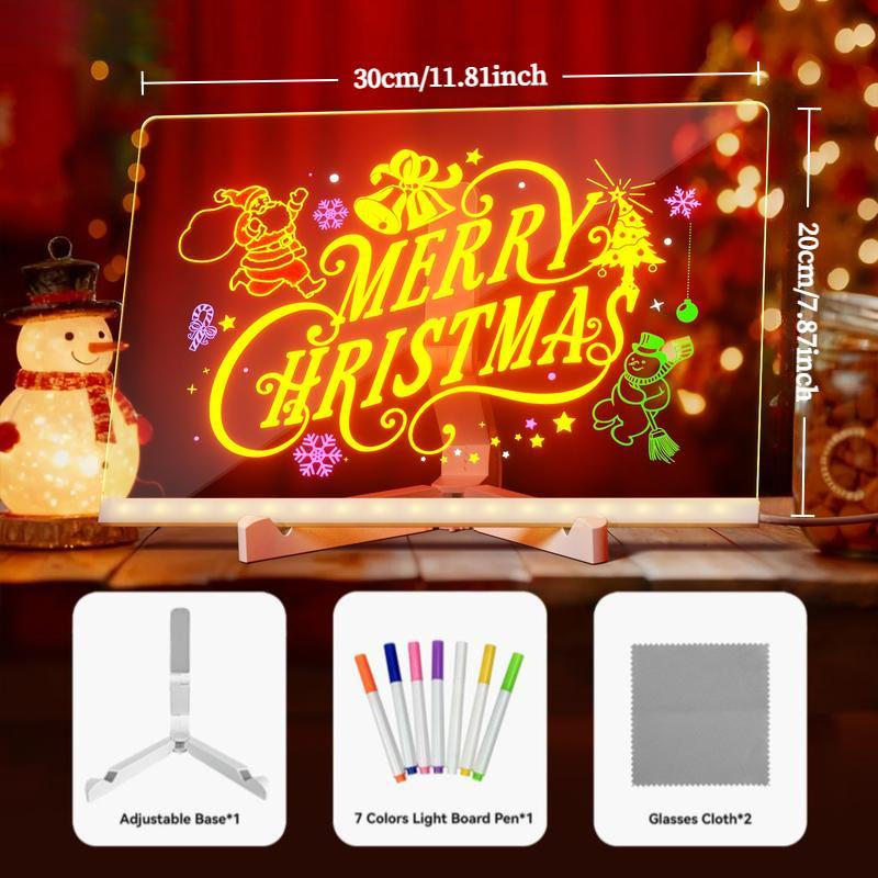 Acrylic Dry Erase Light-Up Board 