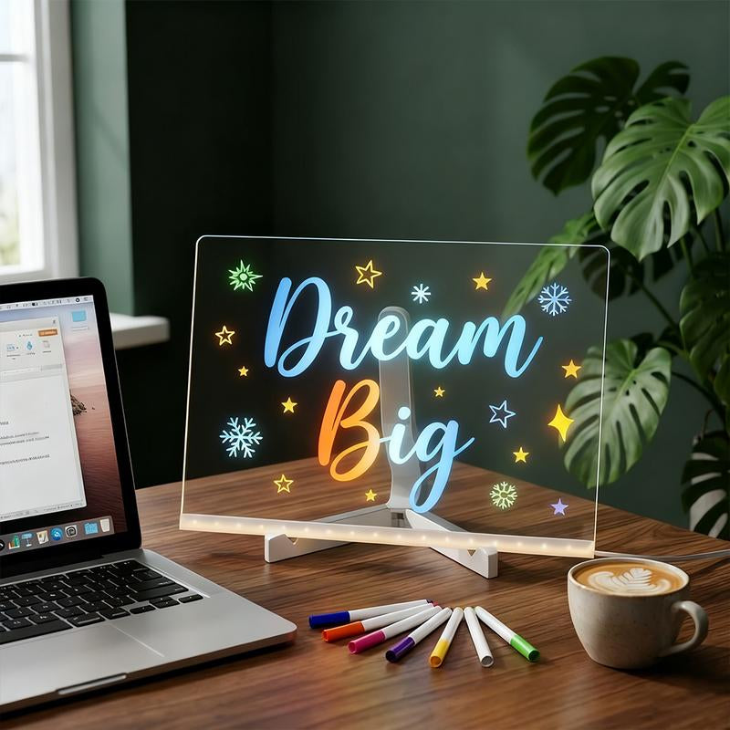 Acrylic Dry Erase Light-Up Board 
