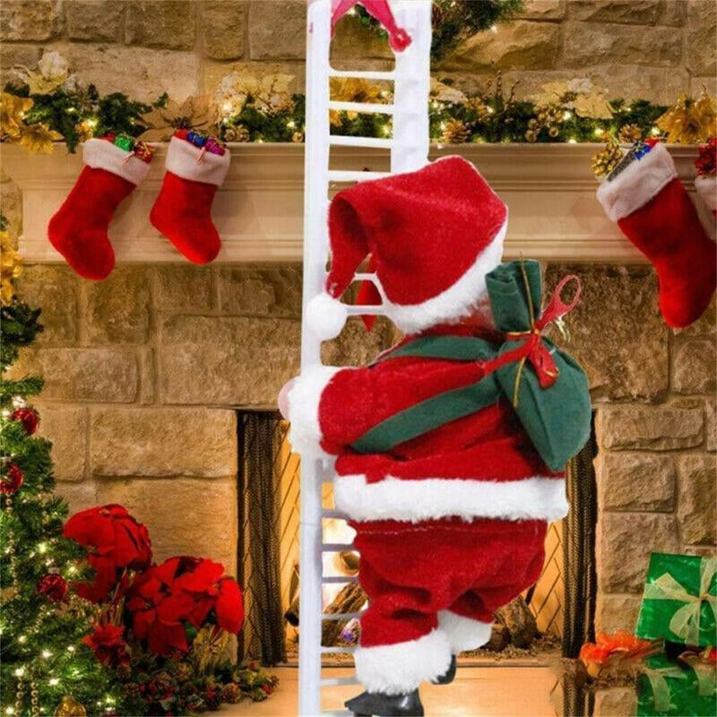 Animated Motorized Climbing Santa & Rope Ladder