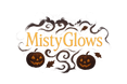 logo MisteyGlows halloween and a bit misty